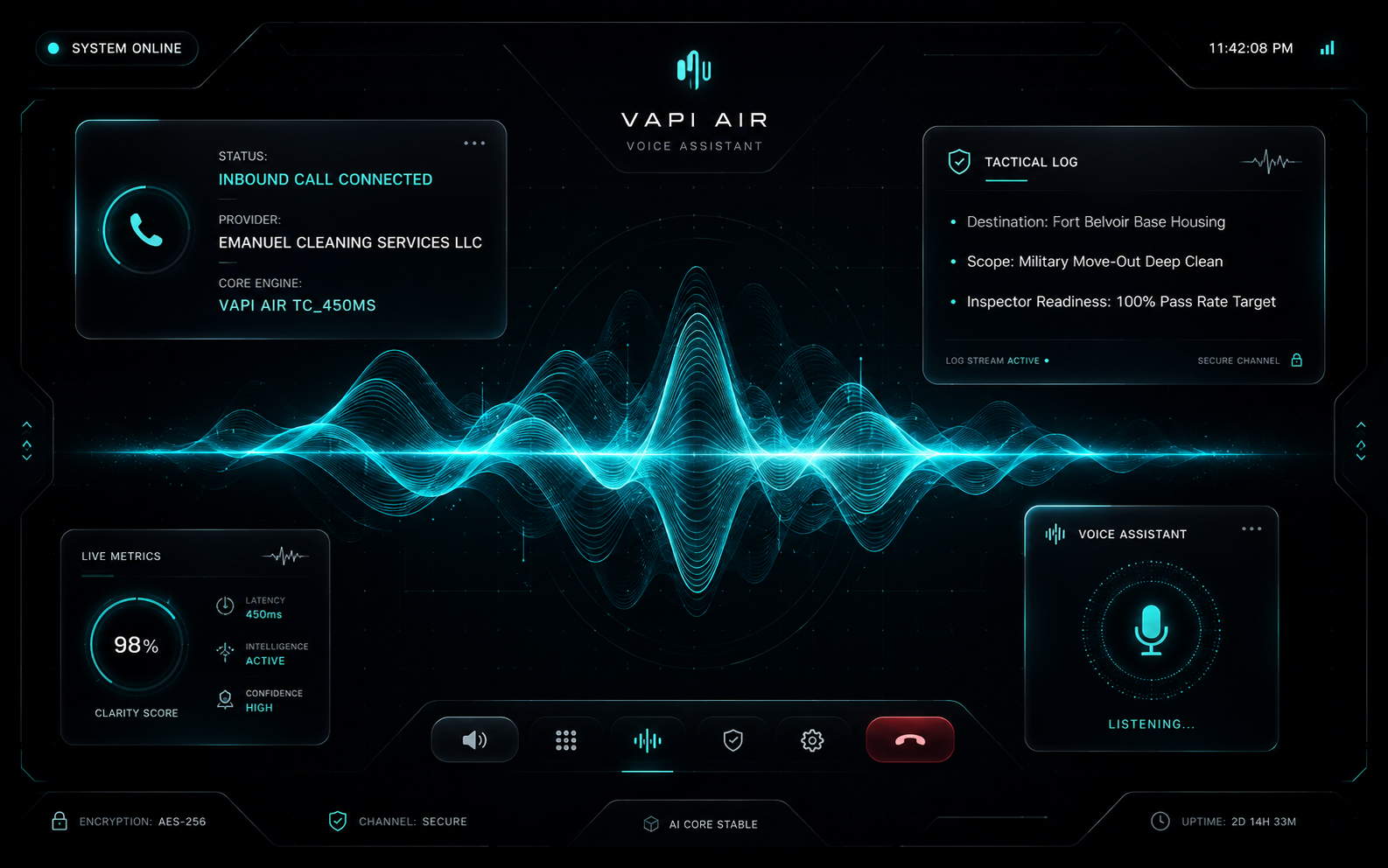 AI Voice Receptionist (V1)